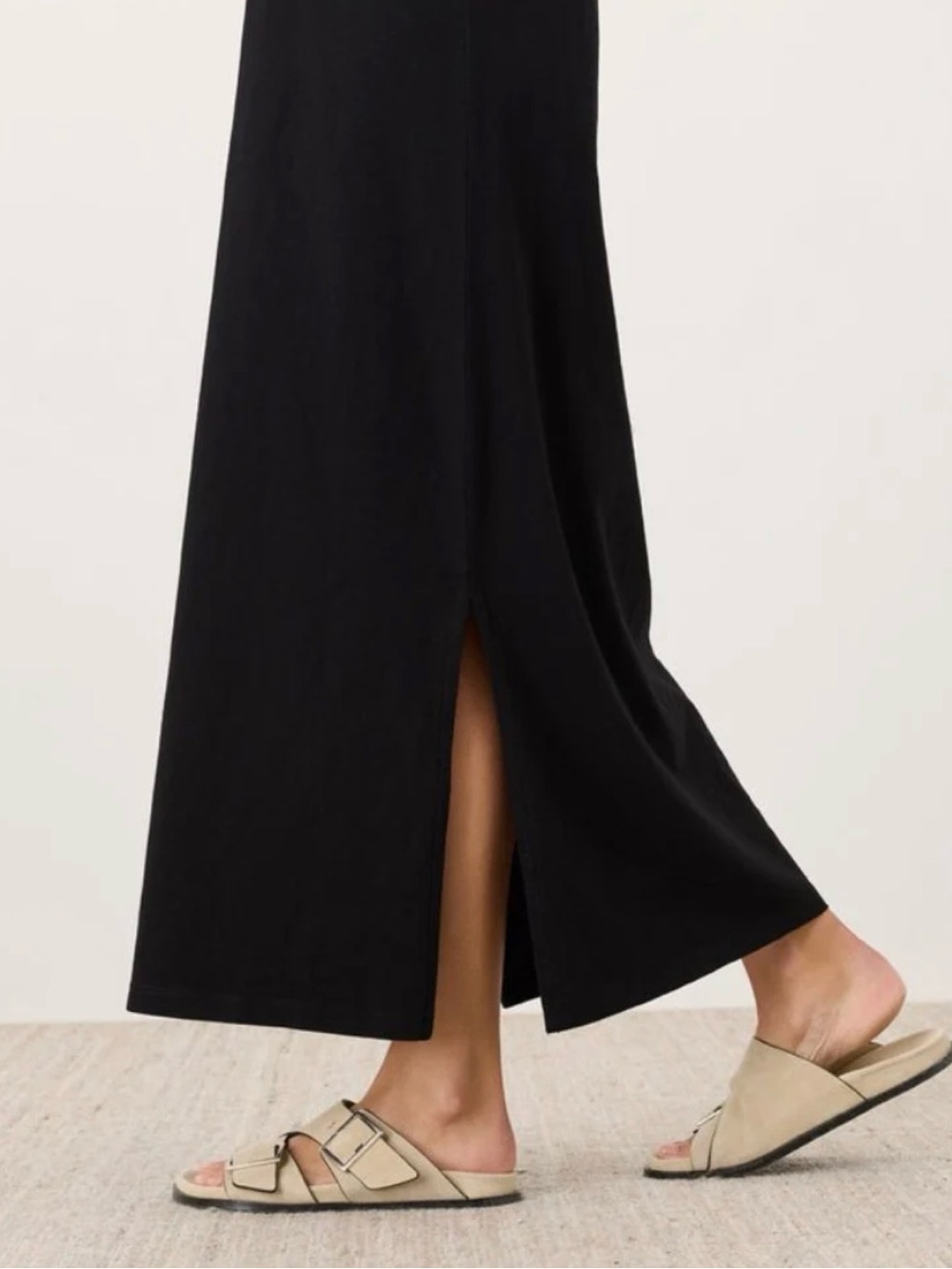 Pact Soft-Slub Essential Easy Tee Maxi Dress - Picture 2 of 8